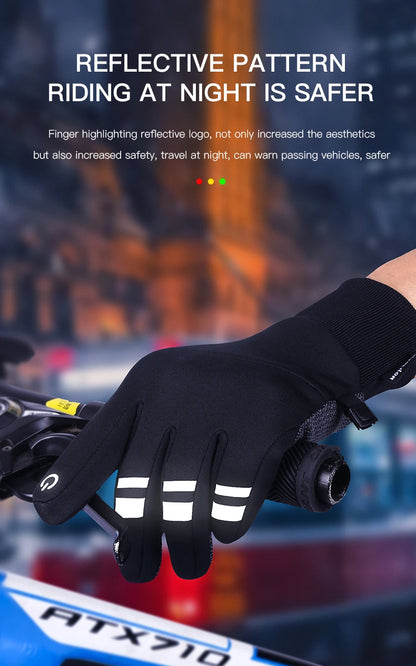 Thermal Windproof Gloves Works with Touchscreen