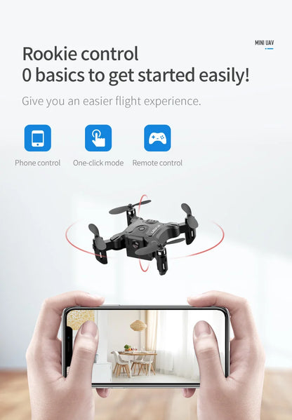 V2 Mini Foldable Drone with HD Camera & WiFi