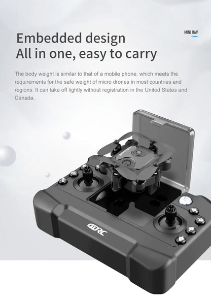 V2 Mini Foldable Drone with HD Camera & WiFi