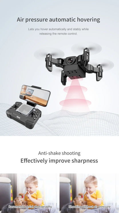 V2 Mini Foldable Drone with HD Camera & WiFi