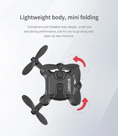 V2 Mini Foldable Drone with HD Camera & WiFi