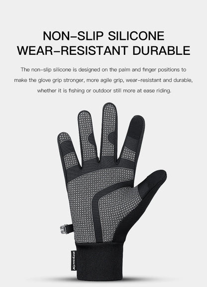 Thermal Windproof Gloves Works with Touchscreen