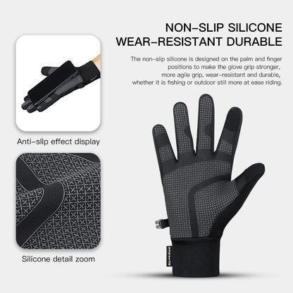 Thermal Windproof Gloves Works with Touchscreen