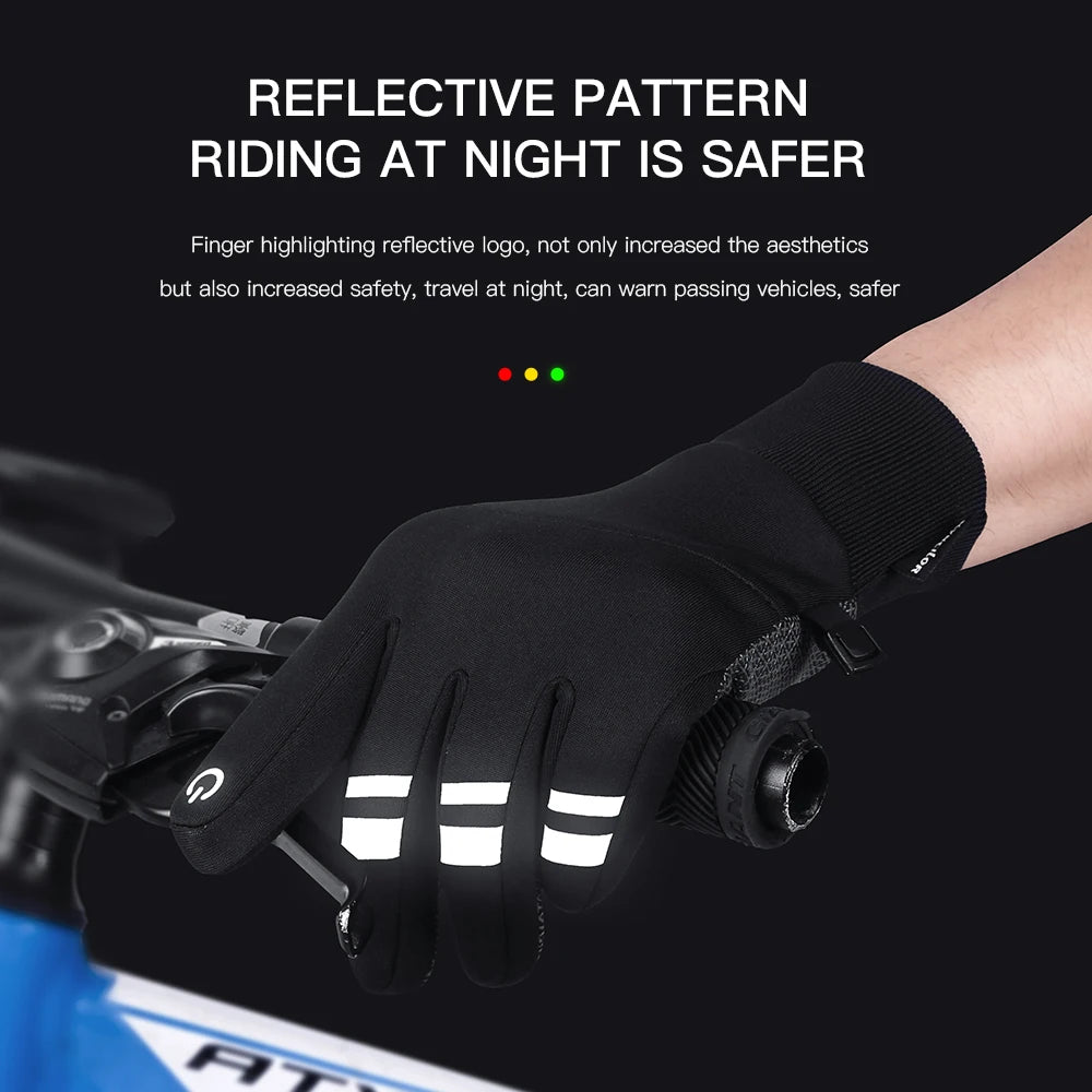 Thermal Windproof Gloves Works with Touchscreen